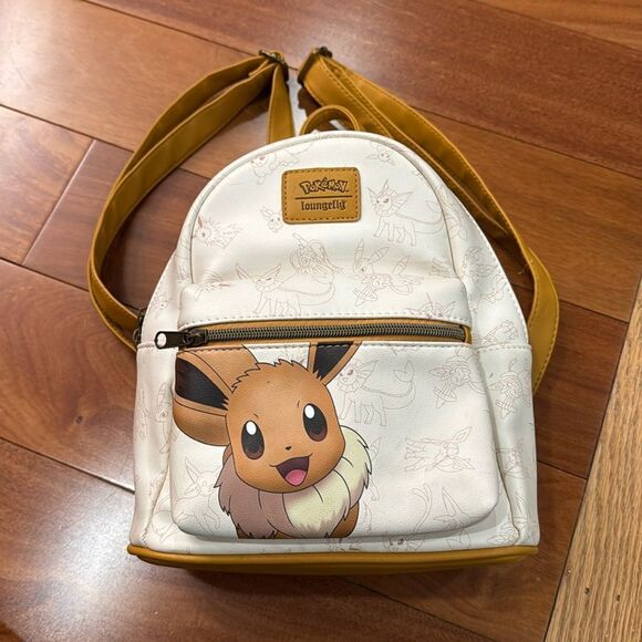 Loungefly Pokemon Evee & Eeveelutions Mini Backpack - Picture 1 of 12